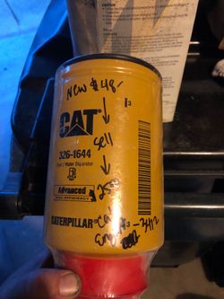 Cat fuel / water separator (new)