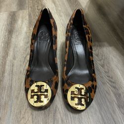 Tory Burch Leopard ( Calf )  High Heel