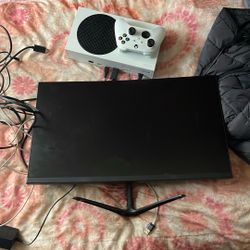 Xbox Series S With 120 Hz Monitor 1080p Comes With Controller