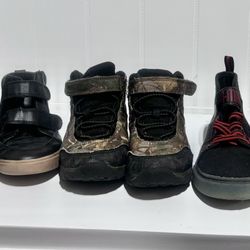 4 Pairs Boys Shoes Size 11