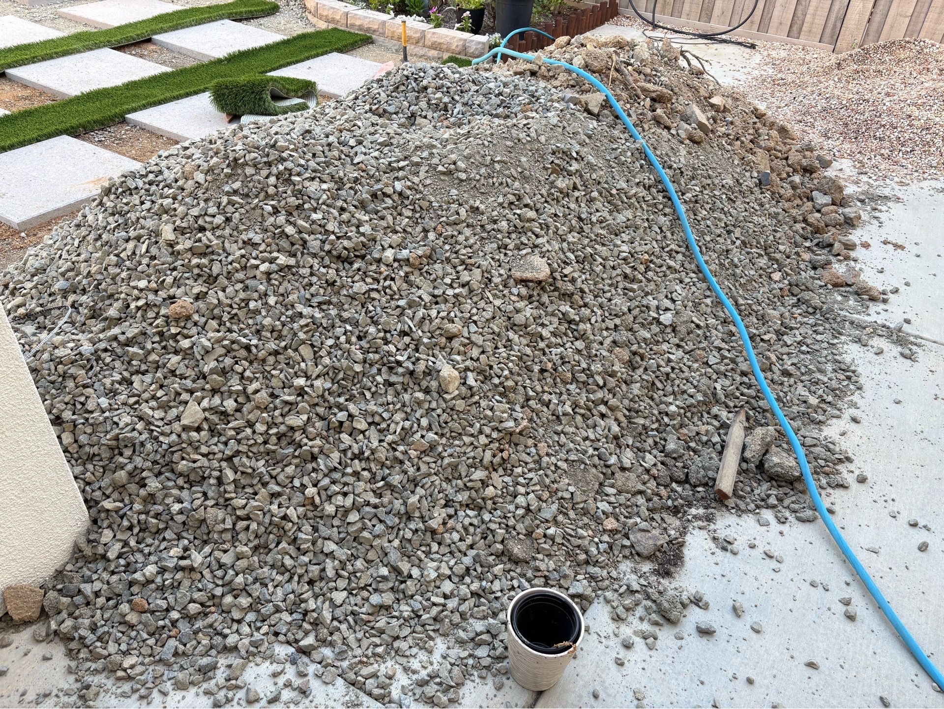 FREE Fill dirt and gravel mix - 1 yard