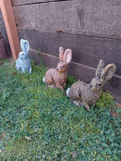 Cement Rabbit For Garden Decorations