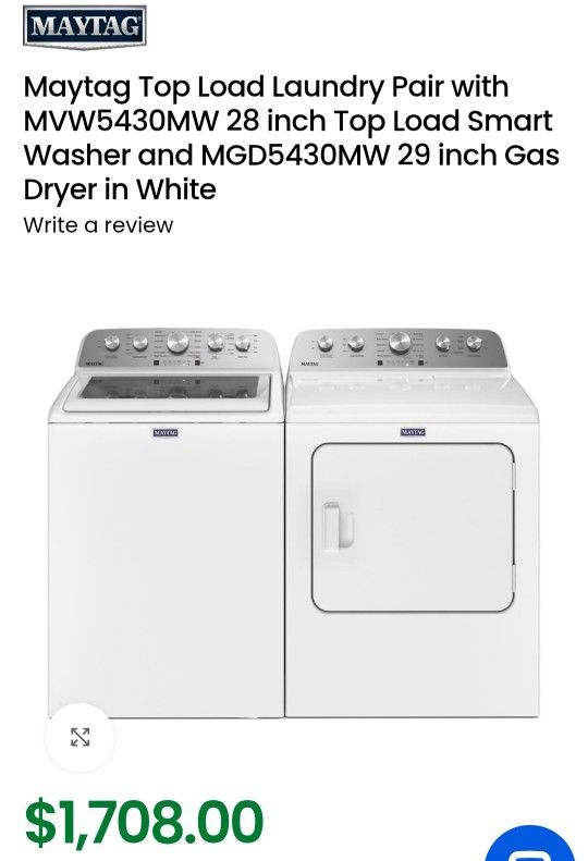 Washer and Dryer