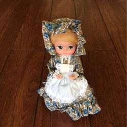 Antique Musical Fashion Doll