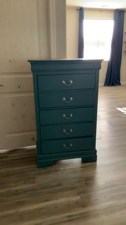 Blue dresser