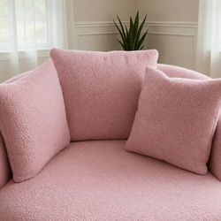 2024 Jonathan Louis Lombardy Accent Swivel Chair – Like New, Cream Sherpa - Somerville, MA