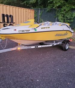 2005 seadoo sportster 155 with 2026 trailer