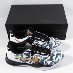 Air Kobe 8 Protro White Metallic Gold