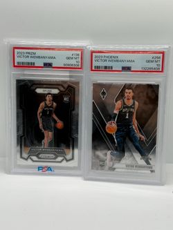 Victor Wembanyama ROOKIE PSA 10 Prizm and phoenix