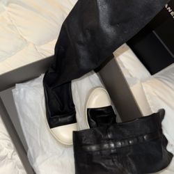 Rick Owens Knee-High Boots – Size 36, Good Condition 