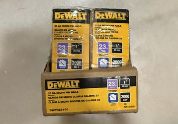 Dewalt 1” in. x 23-Gauge Pin Nail