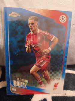 Florian Wirts soccer card topps chrome