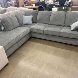 Delivery and Finance Available 🦋New Altari Alloy 2 Piece Sectional with Chaise 