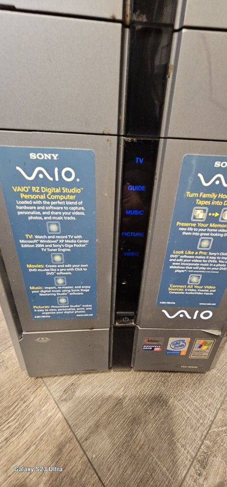 Collectible Sony VAIO PCV 1142/ Monitor Gaming Speakers And More Check/ USA