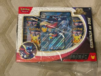Pokémon Greninja ex Box 30th Celebration trading card