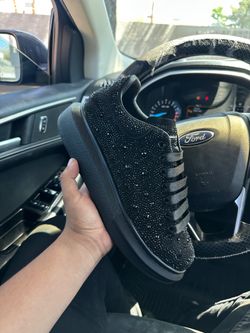 Alexander McQueen full black diamond