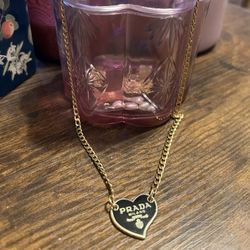 Repurposed Prada Necklace