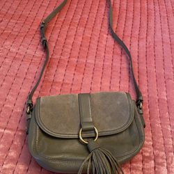 Authentic Fossil Green Crossbody Bag 