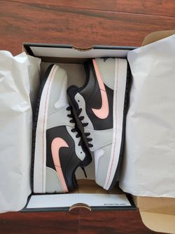 Nike Air Jordan 1 Low Black Grey Pink