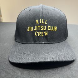 KILL CREW JIU JITSU CLUB BLACK SNAPBACK HAT ADJUSTABLE