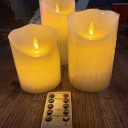 New Beautiful Faux Candle With Remote $10