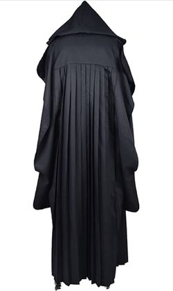 Men's Star Wars Darth Maul Black Outfit Tunic Robe Halloween Cosplay Costume (Small) Thumbnail