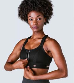 SHEFIT Ultimate Sports Bra for Women, High Impact Sports Bra Size Luxe & Medium