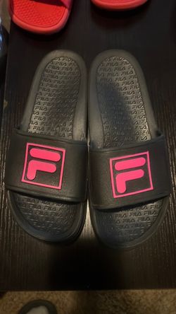 Woman slids fila