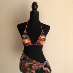 Tie Dye Bikini w/  Skirt 