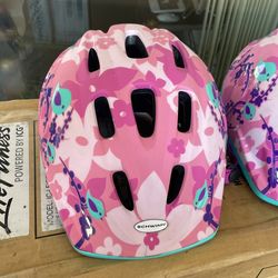 (2) Pink Schwinn Childrens Helmets