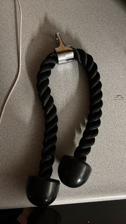 Tricep rope cable