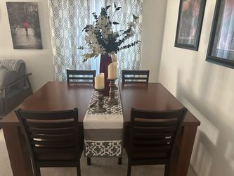 Dining table!  Ready for the holidays!