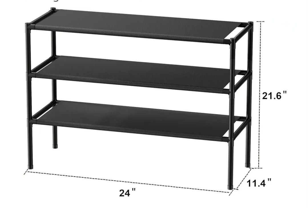 3-Tier Shoe Rack Shoe 