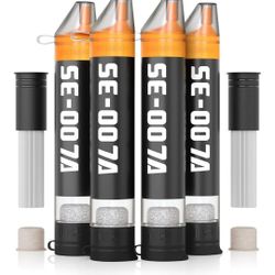 Personal Straw Water Filter to purify Water, Emergency Water Straws Portable Gear for Hiking, Camping, Travel, Fishing, Outing and Emergency Preparedn