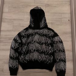 Droland miller rhinestone hoodie