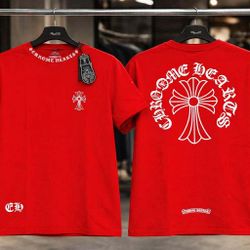 Chrome Hearts Red Tshirt 3for$100