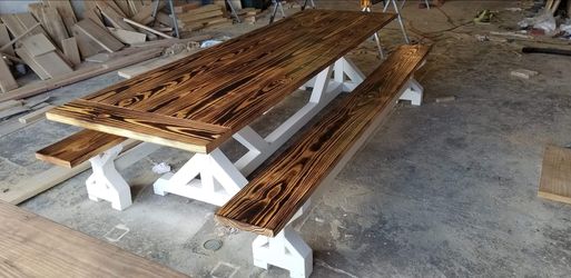 Custom made farm tables