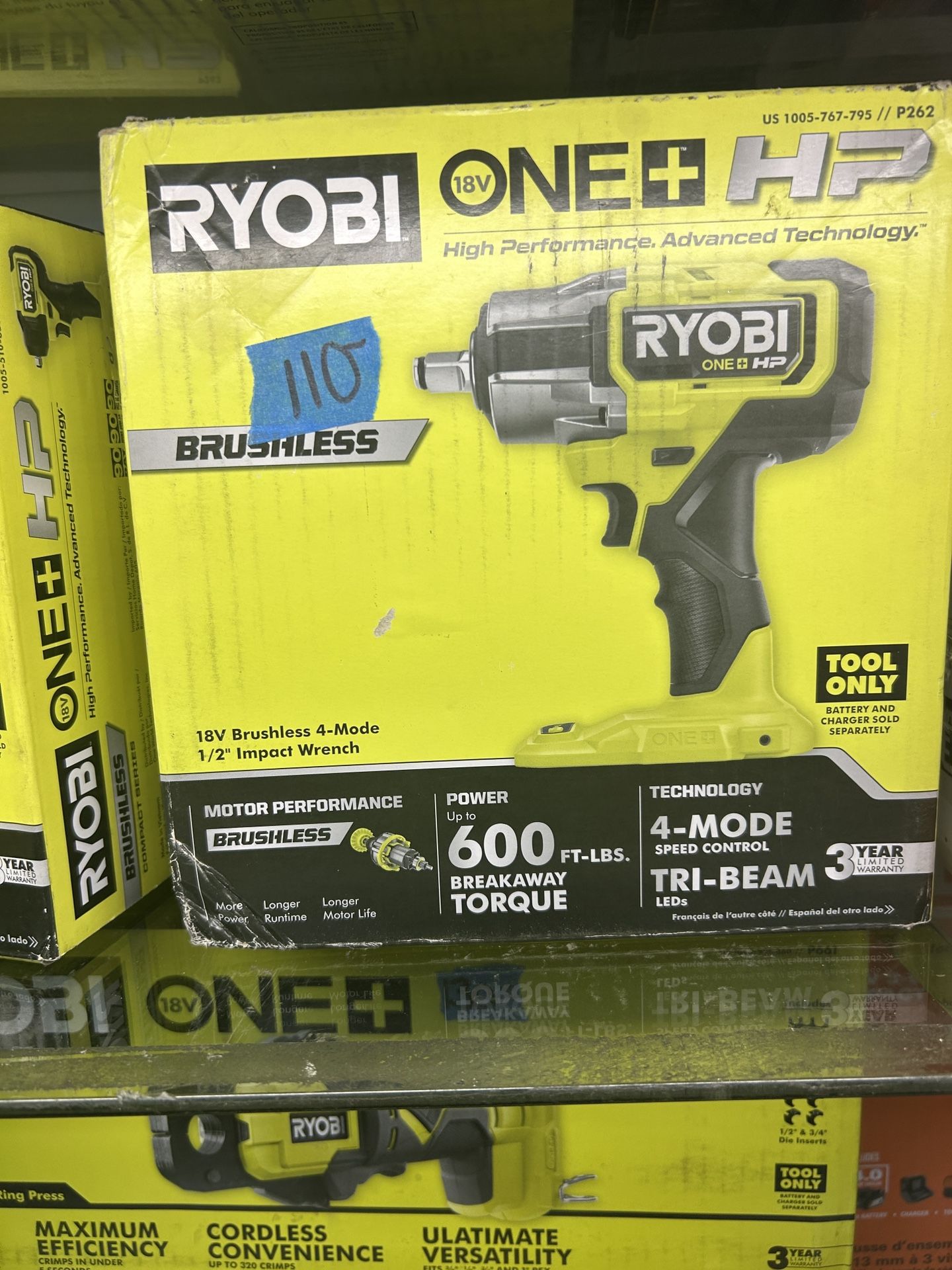 Ryobi 1/2” Impact Torque Wrench