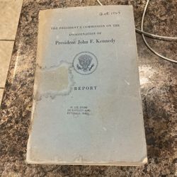 Warren Commission Hard copy 1964 From White House 