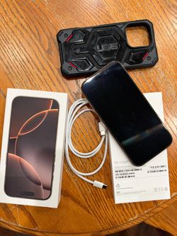 iPhone 16 Pro 256GB Desert Titanium, Unlocked, w/ Box, $750 Cash