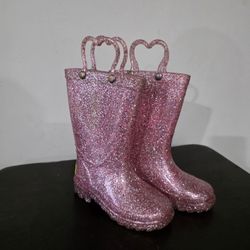 Girl Rain Boots Size 7