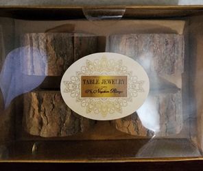 4 Wooden Napking  Ring