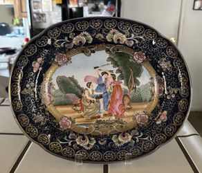 Antique Chinese Porcelain Plate 