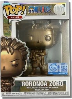 Funko Bronze Statue One Piece Roronoa Zoro,