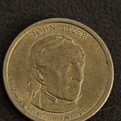 Extremely Rare 2009 D John Tyler Position A Presidential $1 Coin