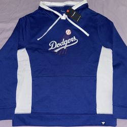 Fanatics Los Angeles Dodgers Hoodie Sweatshirt Mens Small New Embroidered Logo