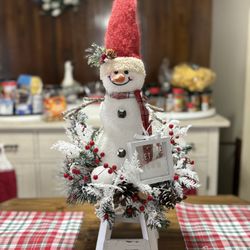 Handmade Snowman Decoration