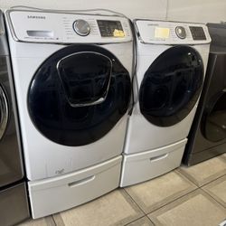 Samsung Front Load Washer And Gas Dryer Set