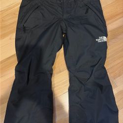 Kids Black North face Snow Or Ski Pants Size Xs Or 6