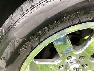 20” Rims and tires for Chevy truck full set